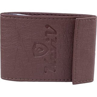 Keviv Men Brown Artificial Leather Card Holder - Mini (6 Card Slots, Pack of 3) - Handbags | Buy online on ZillyBuy