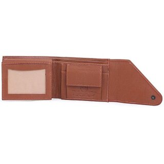 Keviv Men Casual Tan Artificial Leather Wallet - Mini (3 Card Slots) - Handbags | Buy online on ZillyBuy