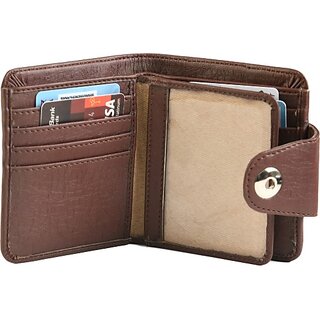 Keviv Men Casual Brown Artificial Leather Wallet - Mini (8 Card Slots) - Handbags | Buy online on ZillyBuy