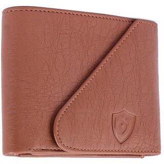 Keviv Men Casual Tan Artificial Leather Wallet - Mini (1 Card Slot) - Handbags | Buy online on ZillyBuy