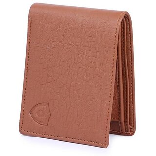 Keviv Men Casual Tan Artificial Leather Wallet - Mini (10 Card Slots) - Handbags | Buy online on ZillyBuy