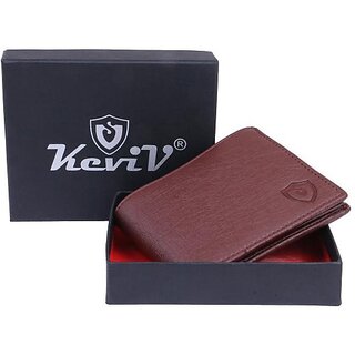 Keviv Men Casual Brown Artificial Leather Wallet - Mini - Handbags | Buy online on ZillyBuy