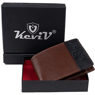 Keviv Men Casual, Formal, Travel, Evening/Party Tan Artificial Leather Wallet - Mini (5 Card Slots) - Handbags | Buy online on ZillyBuy