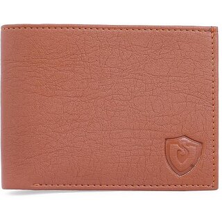 Keviv Men Tan Artificial Leather Wallet - Mini (10 Card Slots) - Handbags | Buy online on ZillyBuy