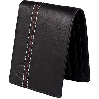 Keviv Men Casual Black Genuine Leather Wallet - Mini (5 Card Slots) - Handbags | Buy online on ZillyBuy