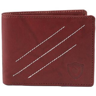 Keviv Men Casual Brown Genuine Leather Wallet - Mini (5 Card Slots) - Handbags | Buy online on ZillyBuy