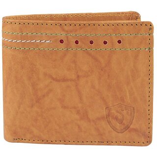 Keviv Men Casual Tan Genuine Leather Wallet - Mini (10 Card Slots) - Handbags | Buy online on ZillyBuy