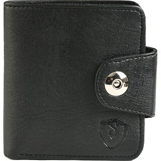 Keviv Men & Women Casual, Formal, Travel Black Artificial Leather Wallet - Mini (12 Card Slots) - Handbags | Buy online on ZillyBuy