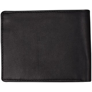 Keviv Men Casual Black Genuine Leather Wallet - Mini (5 Card Slots) - Handbags | Buy online on ZillyBuy