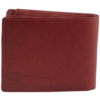 Keviv Men Casual Red Genuine Leather Wallet - Mini (8 Card Slots) - Handbags | Buy online on ZillyBuy