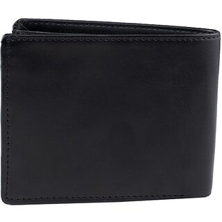 Keviv Men Casual Black Genuine Leather Wallet - Mini (4 Card Slots) - Handbags | Buy online on ZillyBuy