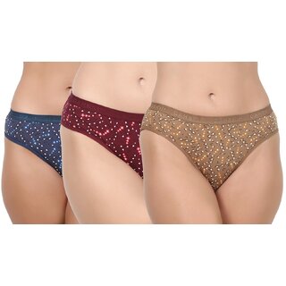 Modern Women Loving Care Mid Waist Cotton Panty (Pack of 3) 2025 at ShopCircuit | ONDC