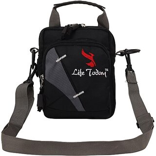 Life Today Black Men & Women Sling Bag - Regular Size - Handbags | Buy online on ZillyBuy