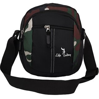 Life Today Black Men & Women Sling Bag - Medium - Handbags | Buy online on ZillyBuy