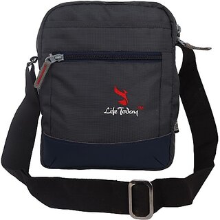 Life Today Grey Men & Women Sling Bag - Medium - Handbags | Buy online on ZillyBuy