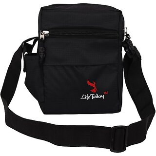 Life Today Black Men & Women Sling Bag - Medium - Handbags | Buy online on ZillyBuy
