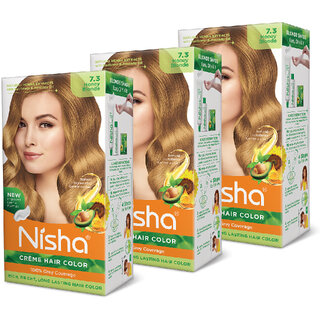 Nisha Creme Hair Colour For Women Men|Long lasting Permanent| Dark Brown 120g (Pack OF 3) Nisha Creme Hair Colour For Women Men|Long lasting Permanent| Dark Brown 120g (Pack OF 3)