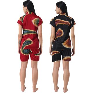 Kismat Fashion Stylish Top & Short Set Pack Of Two