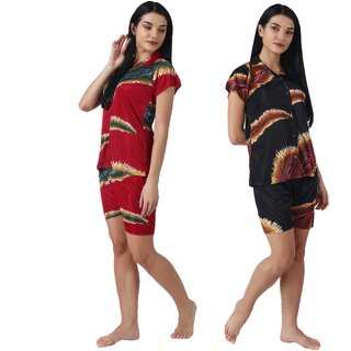 Kismat Fashion Stylish Top & Short Set Pack Of Two