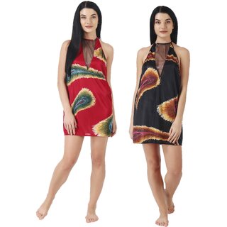 Kismat Fashion Sexy & Stylish Babydoll Nighty pack Of Two