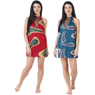 Kismat Fashion Sexy & Stylish Babydoll Nighty pack Of Two