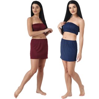 Kismat Fashion Sexy & Stylish New Top & Skirt Set Pack Of Two