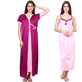 Kismat Fashion Sexy & Stylish Women Nighty Wth Robe