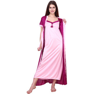 Kismat Fashion Sexy & Stylish Women Nighty Wth Robe