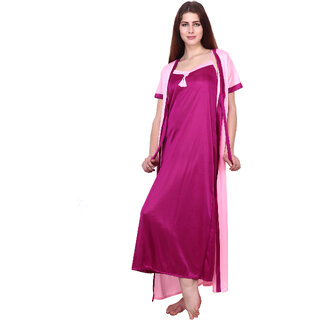 Kismat Fashion Sexy & Stylish Women Nighty Wth Robe