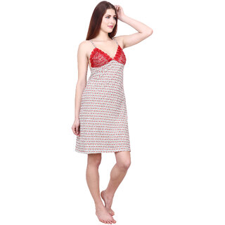 Kismat Fashion Sexy & Stylish Women Cotton Short Babydoll Nighty