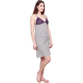 Kismat Fashion Sexy & Stylish Women Cotton Short Babydoll Nighty