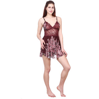 Kismat Fashion Sexy & Stylish Women Short Babydoll Nighty