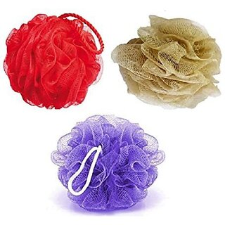 Global Gifts Loofah (Pack Of 3, Multicolor) Global Gifts Loofah (Pack Of 3, Multicolor)