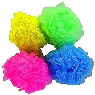 Global Gifts Loofah (Pack Of 4, Multicolor) Global Gifts Loofah (Pack Of 4, Multicolor)