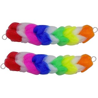 Verbier Loofah (Pack Of 2, Multicolor) Verbier Loofah (Pack Of 2, Multicolor)