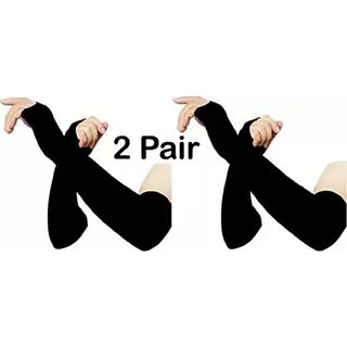 Lets Slim Cotton Arm Sleeves - Gloves | Buy online on ZillyBuy