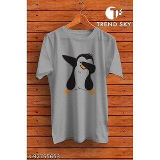 Stylish Men ENUX MEN PRINTED GREY HALF SLEEVE TSHIRT PACK OF 2 (Pack of 2) 2025 at ShopCircuit |