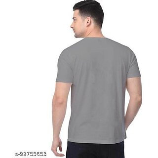 Stylish Men ENUX MEN PRINTED GREY HALF SLEEVE TSHIRT PACK OF 2 (Pack of 2) 2025 at ShopCircuit |
