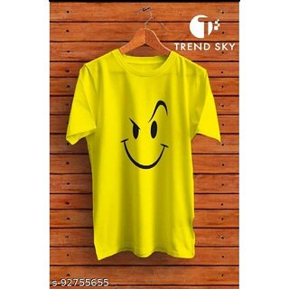 Sophisticated Men ENUX MEN PRINTED YELLOW HALF SLEEVE TSHIRT PACK OF 2 (Pack of 2) 2025 at ShopC