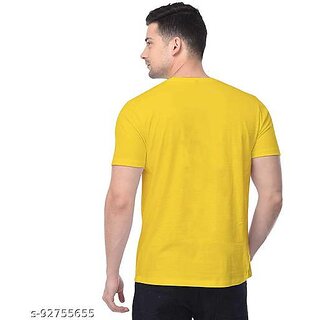 Sophisticated Men ENUX MEN PRINTED YELLOW HALF SLEEVE TSHIRT PACK OF 2 (Pack of 2) 2025 at ShopC