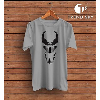 Best Men Graphic Print Men Grey Round Neck Casual T-Shirt 2025 at ShopCircuit | ONDC