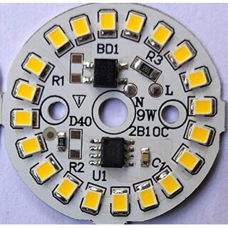 9 watt dob (Direct On Board 9w dob ) White Color LED Bulb Raw Material (pack of 10)