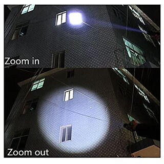 Mini Rechargeable Pocket Light Zoom COB USB Charging Led Water Proof DP Torch (Black, 9 cm, Rechargeable)Flash Lights