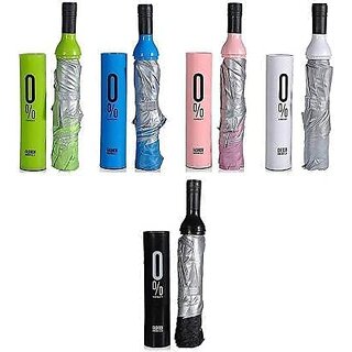 Windproof Double Layer Umbrella with Bottle Cover Umbrella for UV Protection  Rain Umbrella