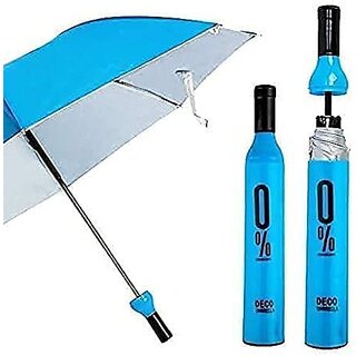 Windproof Double Layer Umbrella with Bottle Cover Umbrella for UV Protection  Rain Umbrella