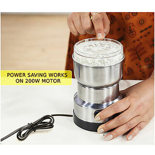 Nima Stainless Steel Electric Grinder for Kitchen Office Home Use 300ml Mixer Grinder - Hardware, Tools and Home Safety | Buy online on ZillyBuy