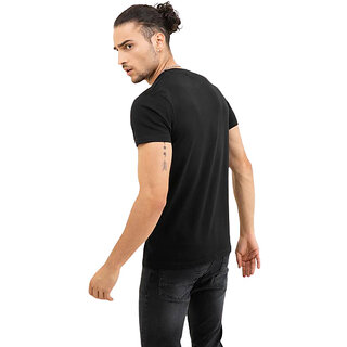 Premium Men Classic Black Round Neck T-Shirt: Comfortable and Stylish 2025 at ShopCircuit | ONDC