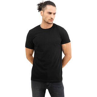 Premium Men Classic Black Round Neck T-Shirt: Comfortable and Stylish 2025 at ShopCircuit | ONDC