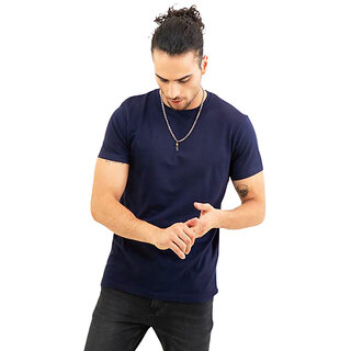 Modern Men Classic Blue Round Neck T-Shirt: Comfortable and Stylish 2025 at ShopCircuit | ONDC