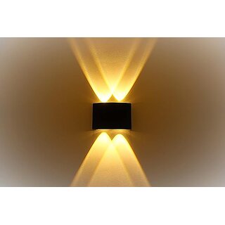Lumogen 4 Watt IP65 Waterproof Outdoor Wall Lamp 4 Way LED Wall Light Square WL04